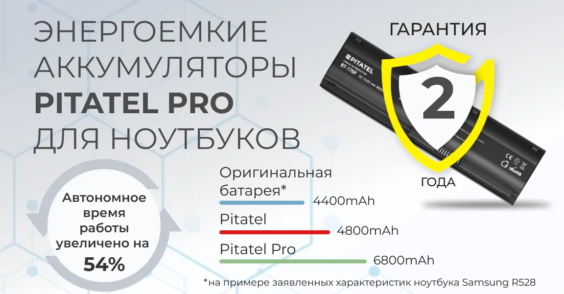 Аккумуляторы Pitatel Pro
