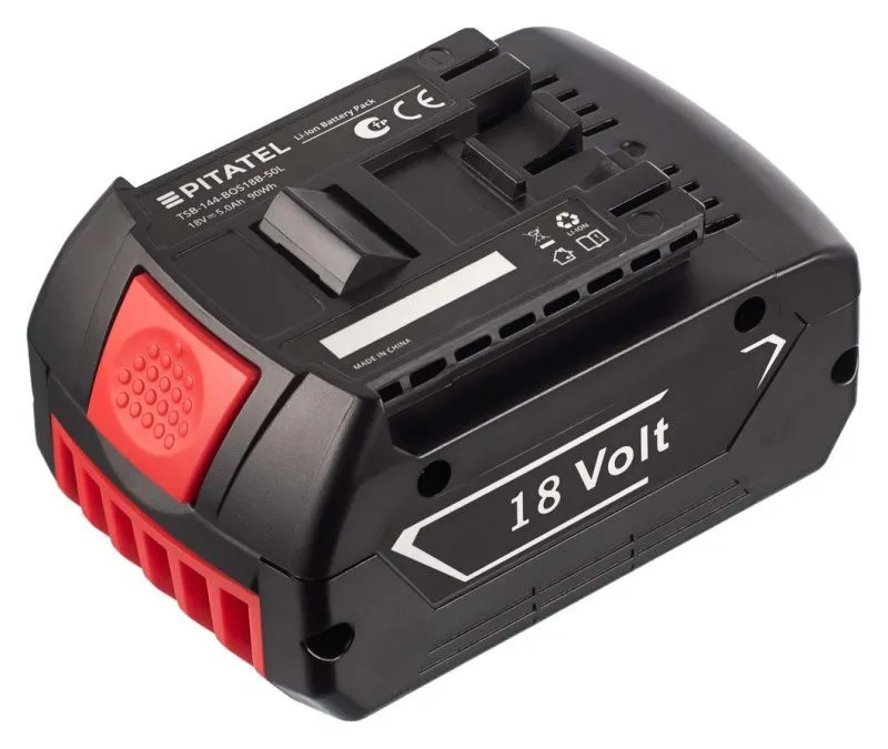 Аккумуляторная батарея Pitatel TSB-144-BOS18B-50L (BOSCH p/n: BAT609, BAT618), Li-Ion 18V 5.0Ah