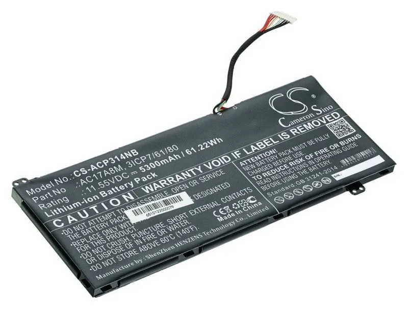 Аккумуляторная батарея Pitatel BT-1563 для Acer Spin 3 SP314, TravelMate X3410