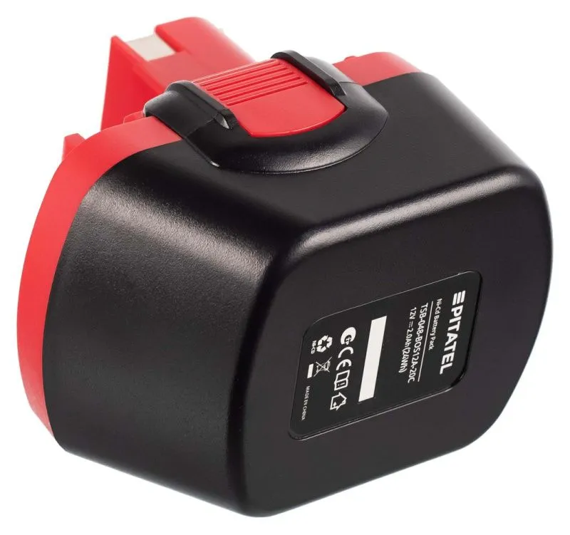 Аккумуляторная батарея Pitatel TSB-048-BOS12A-20C (BOSCH p/n: 2607335262, 2607335274, 2607335374, 2607335709), Ni-Cd 12V 2.0Ah