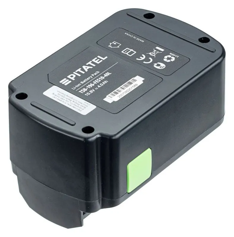 Аккумуляторная батарея Pitatel TSB-196-FES10-40L (FESTOOL p/n: 495479), Li-Ion 10.8V 4.0Ah