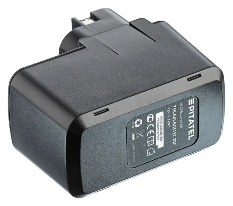 Аккумуляторная батарея Pitatel TSB-049-BOS12C-20C (BOSCH p/n: 2607335054, 2607335055, 2607335071, 2607335081), Ni-Cd 12V 2.0Ah