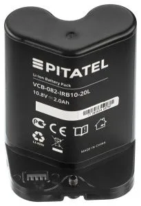 аккумулятор pitatel vcb-082-irb10-20l для irobot braava jet m6, 2ач 10.8в