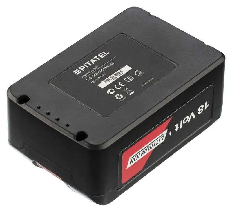 Аккумуляторная батарея Pitatel TSB-144-BOS18B-60L (BOSCH p/n: BAT609, BAT618), Li-Ion 18V 6.0Ah