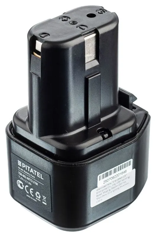 Аккумуляторная батарея Pitatel TSB-062-HIT72-21M (HITACHI p/n: B 2, EB 7, EB 7B, EB 7G, EB 7M, EB 7S, FEB 7S, EB 712S), Ni-Mh 7.2V 2.1Ah