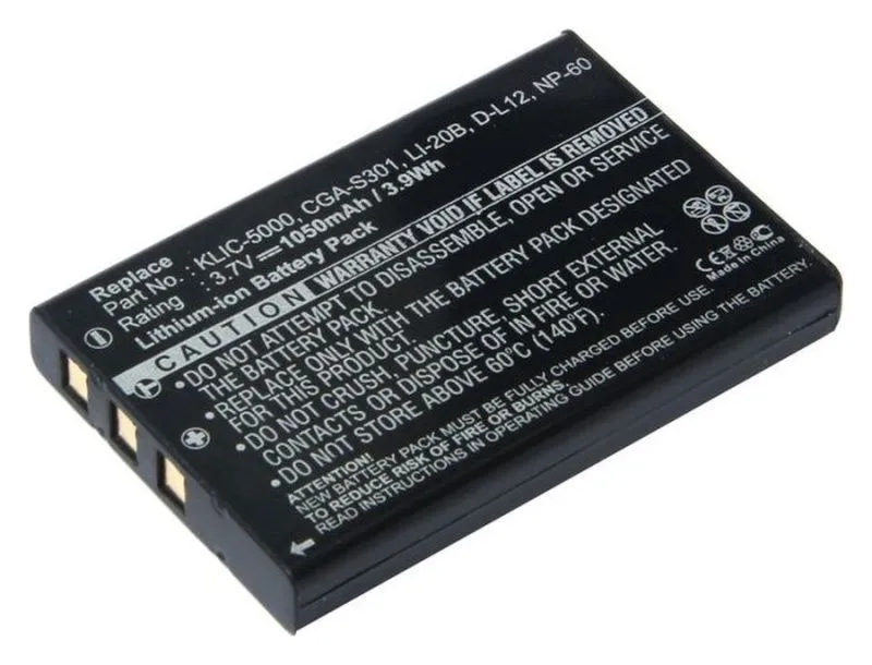 Аккумулятор Pitatel SEB-PV407 для Kodak EasyShare P712, P850, P880, Z730, Z7590, Z760, 1050mAh