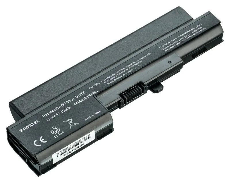 аккумуляторная батарея pitatel bt-253 для ноутбуков dell vostro 1200