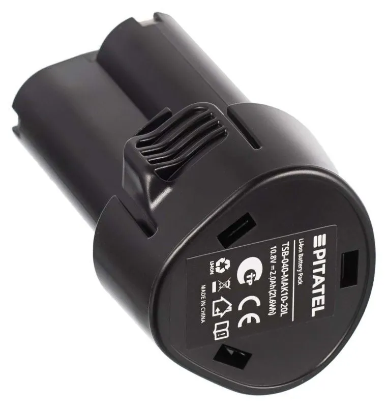 Аккумуляторная батарея Pitatel TSB-040-MAK10-20L (MAKITA p/n: 194550-6, 194551-4, BL1013), Li-Ion 10.8V 2.0Ah