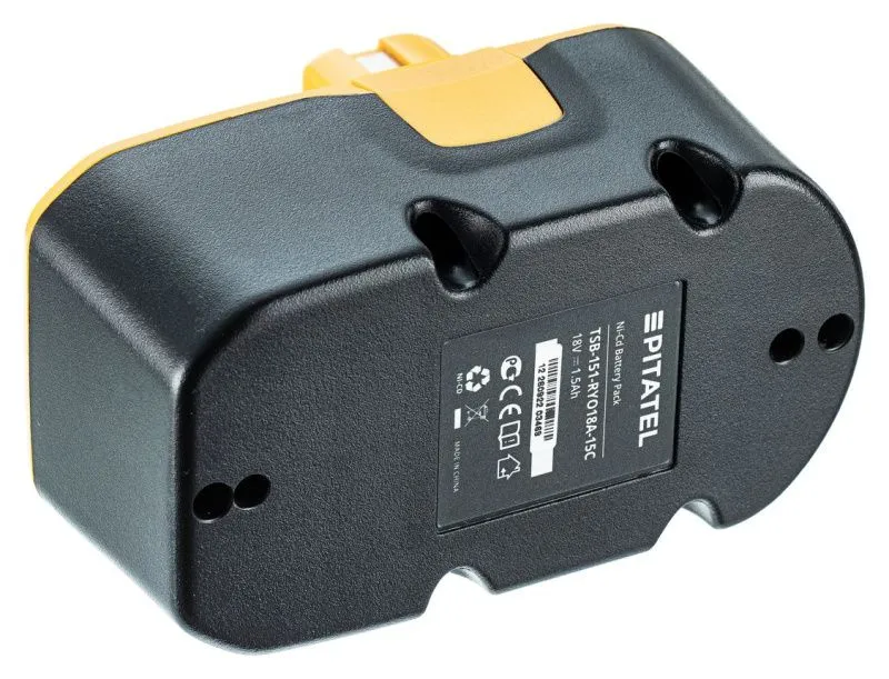 Аккумуляторная батарея Pitatel TSB-151-RYO18A-15C (RYOBI p/n: 1400672, B-1815-S, 1322401), Ni-Cd 18V 1.5Ah