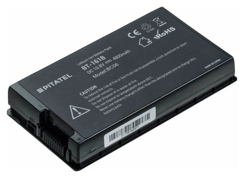 Аккумуляторная батарея Pitatel BT-161B для ноутбуков Asus F80, X61