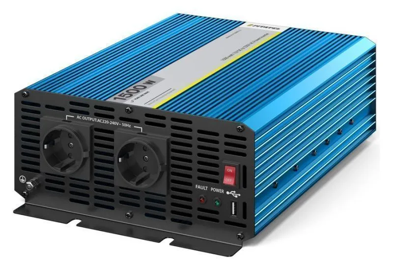 Инвертор Pitatel KV-P1500RU.12 (12В/220В, чистый синус, 1500Вт)