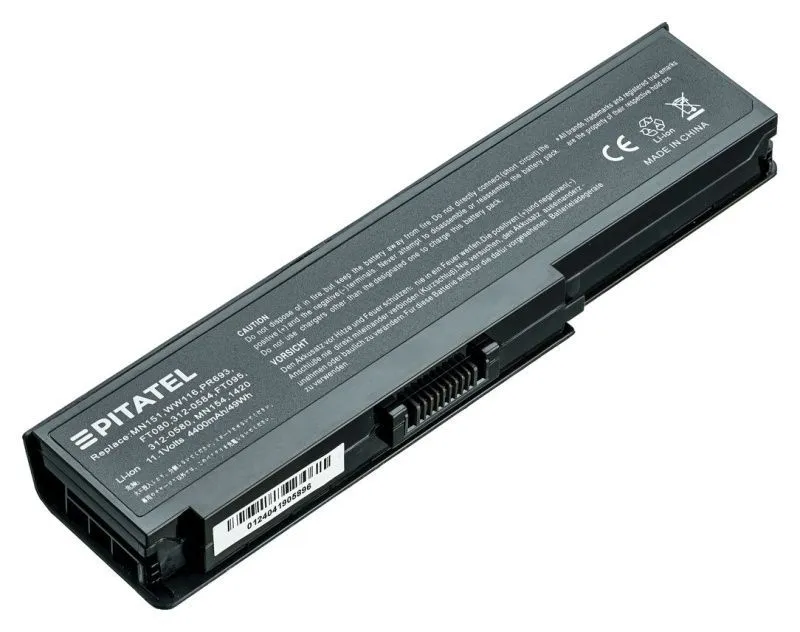 Аккумуляторная батарея Pitatel BT-241 для ноутбуков Dell Inspiron 1420, Vostro 1400