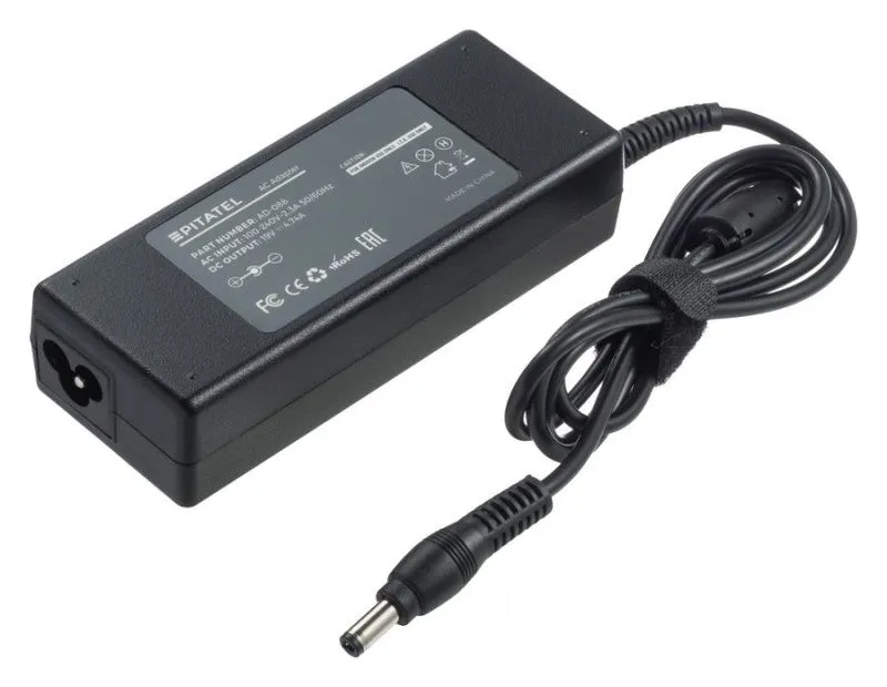Блок питания Pitatel AD-088 для ноутбуков Acer, Asus, Benq, Dell, eMachines, Fujitsu, Gateway, HP, LG, Packard Bell, Roverbook, Toshiba (19V 4.74A)
