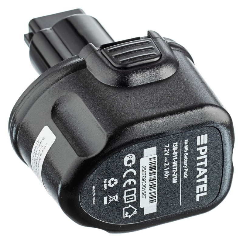 Аккумуляторная батарея Pitatel TSB-011-DE72-21M (DEWALT p/n: DE9057, DE9085, DW9057), Ni-Mh 7.2V 2.1Ah