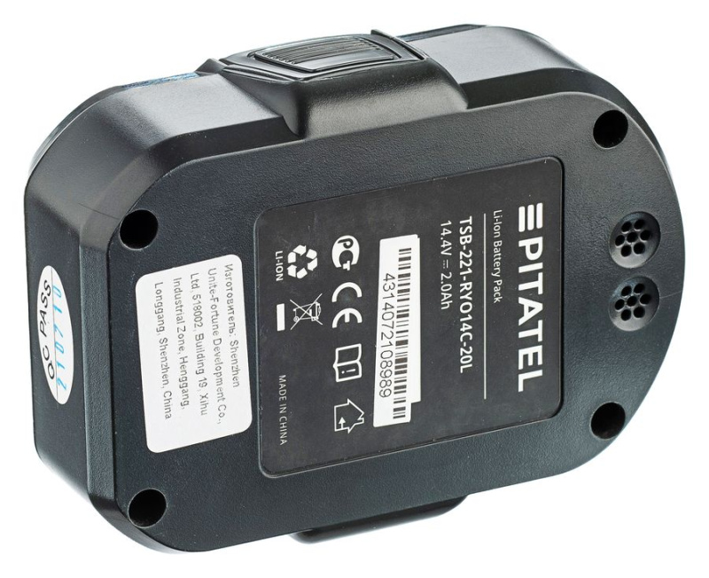 Аккумуляторная батарея Pitatel TSB-221-RYO14C-20L (RYOBI p/n: BPL1414, 130171003,130224052), Li-Ion 14.4V 2.0Ah