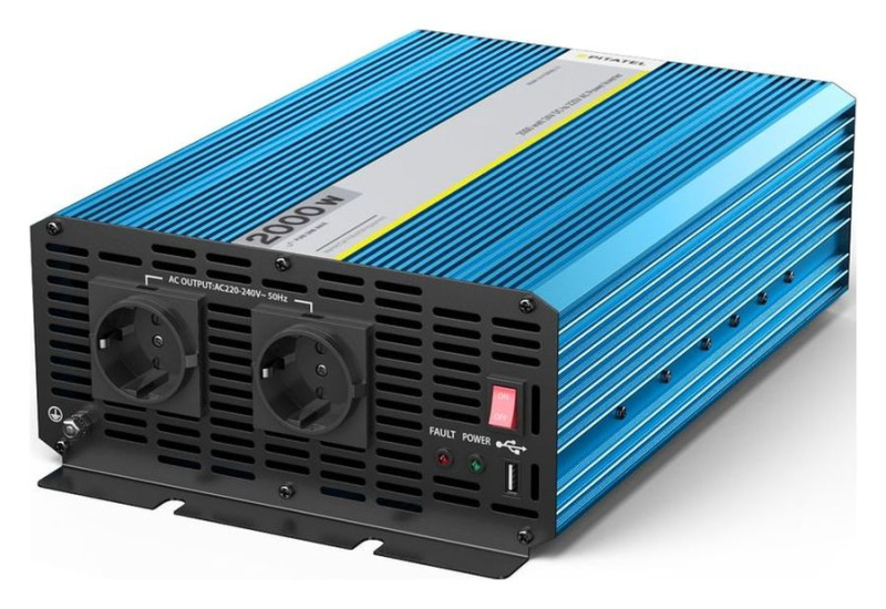 Инвертор Pitatel KV-P2000RU.24 (24В/220В, чистый синус, 2000W)