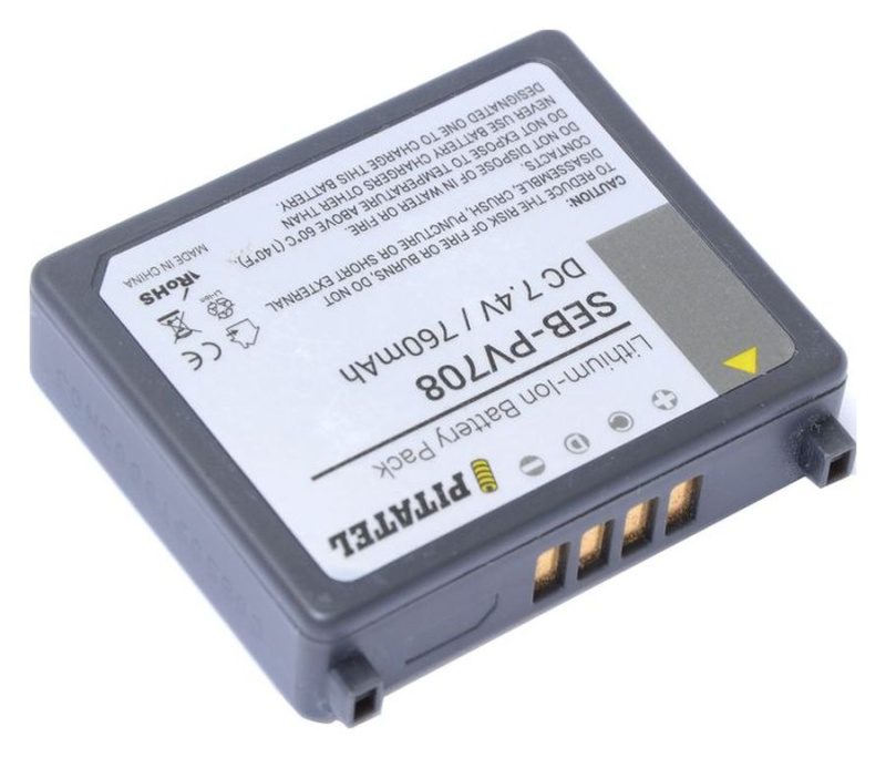 Аккумулятор Pitatel SEB-PV708 для Panasonic SDR-S100, S150, S200, S300, 760mAh