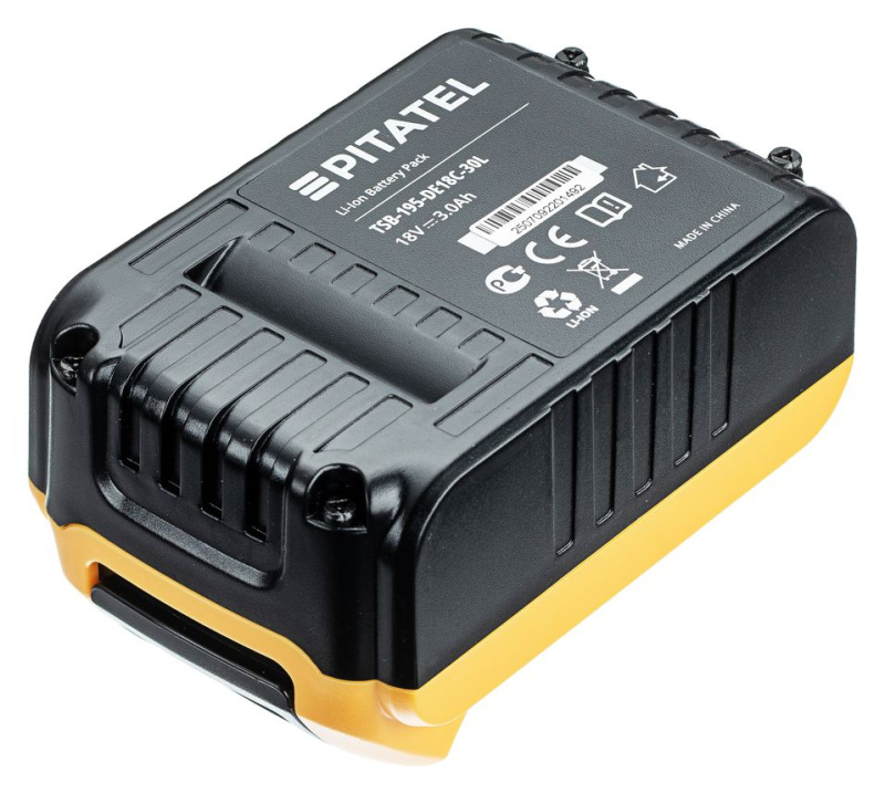 Аккумуляторная батарея Pitatel TSB-195-DE18C-30L (DEWALT p/n: DCB180), Li-Ion 18V 3.0Ah