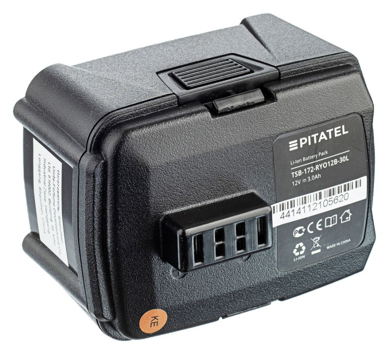 Аккумуляторная батарея Pitatel TSB-172-RYO12B-30L (RYOBI p/n: BPL-1220), Li-Ion 12V 3.0Ah