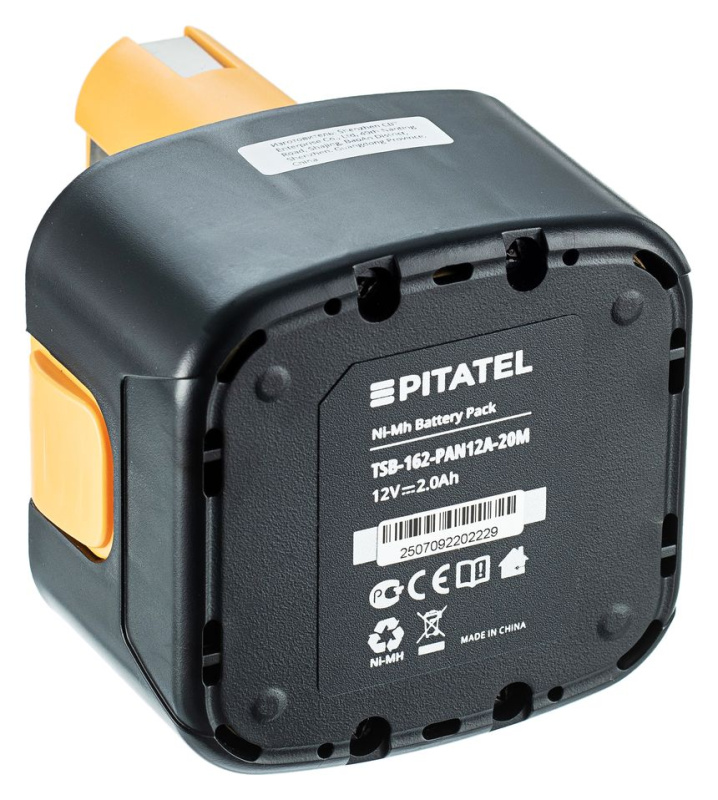 Аккумуляторная батарея Pitatel TSB-162-PAN12A-20M (PANASONIC p/n: EY9200B), Ni-Mh 12V 2.0Ah