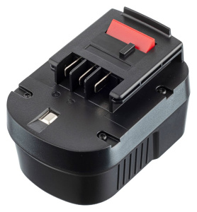 аккумуляторная батарея pitatel tsb-018-bd12b-21m (black&decker p/n: a12, a12ex, a12-xj, fs120b, fsb12, hpb12, 912b.h), ni-mh 12v 2.0ah